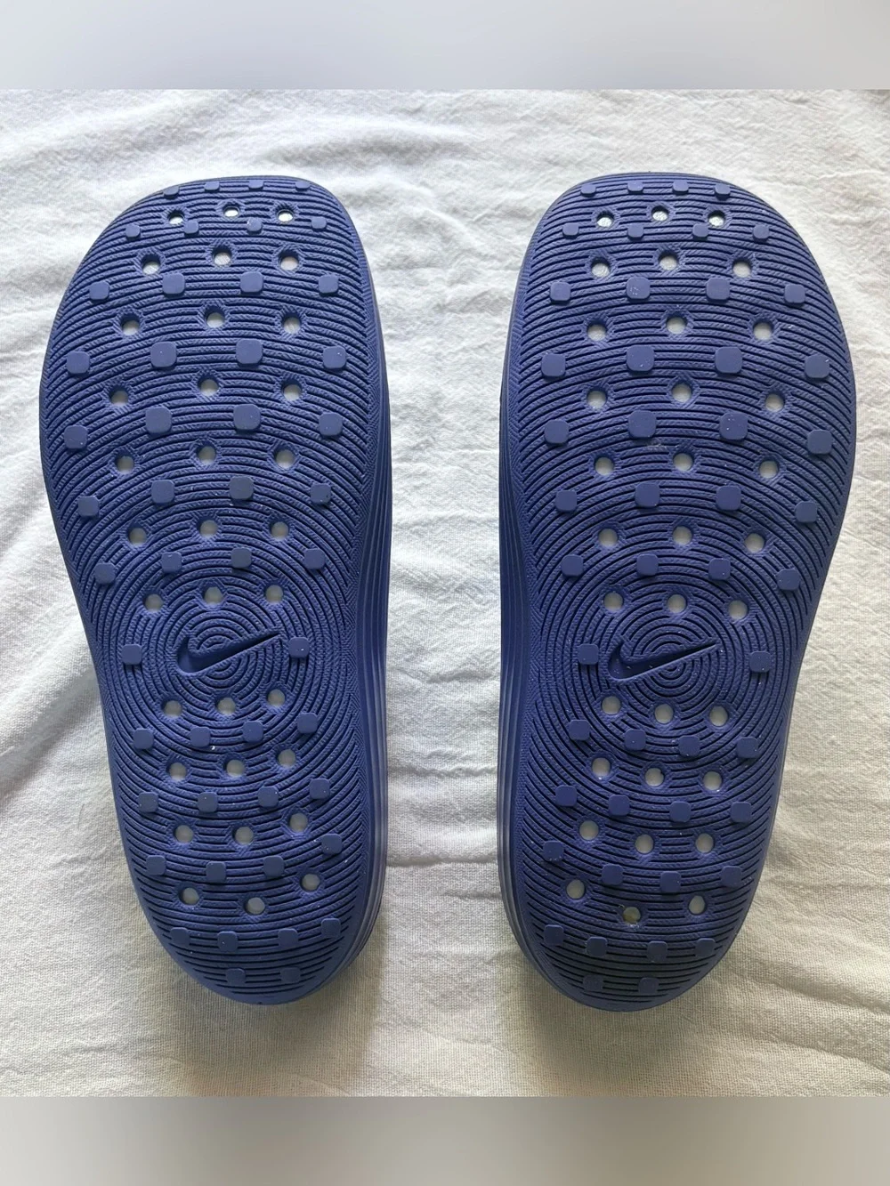 Nike ReactX Rejuven8 Men’s Slides Hydrogen Blue/Blue Crystal/Lapis/Orange sz 11